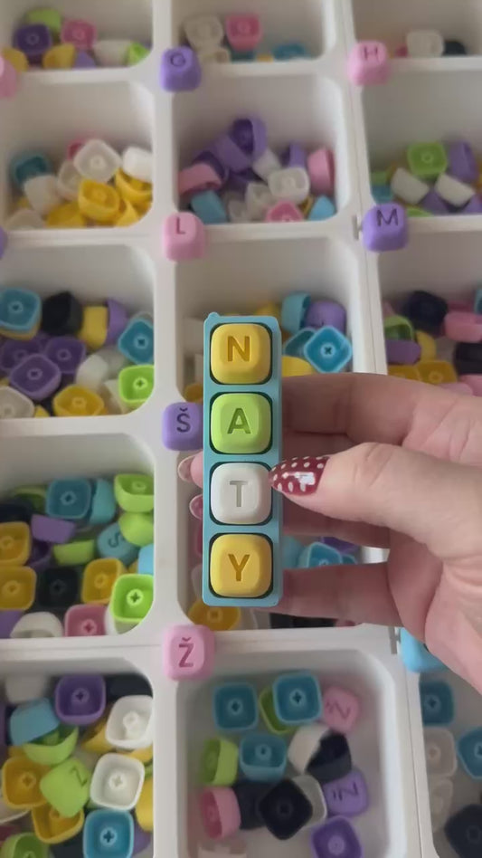 Personalized Happy Keychain - Fidget